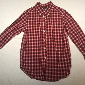 boys Ralph Lauren plaid button up